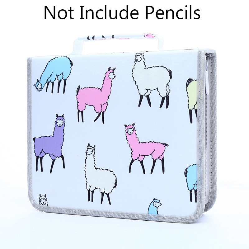 Schule Bleistift fallen 120/168/216 Löcher Pencilcase Beruf Stift Kasten Straf für Kind Bunte Kunst Tasche Große Lagerung Beutel Strafen