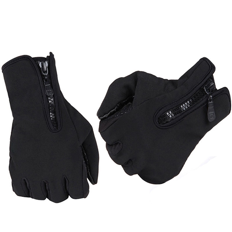 Fietsen Handschoenen Volledige Vinger Unisex Winter Herfst Waterdichte Touch Screen Outdoor Sport Windstopper Ski Snowboard Handschoenen