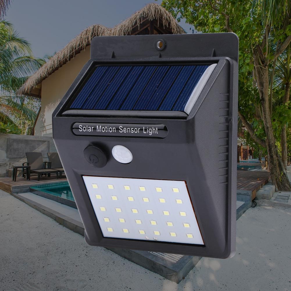 4pcs 30LEDs Solar Light Solar Powered human body induction Wireless Solar Lamp Waterproof Outdoor Garden Wall Lamp LED light