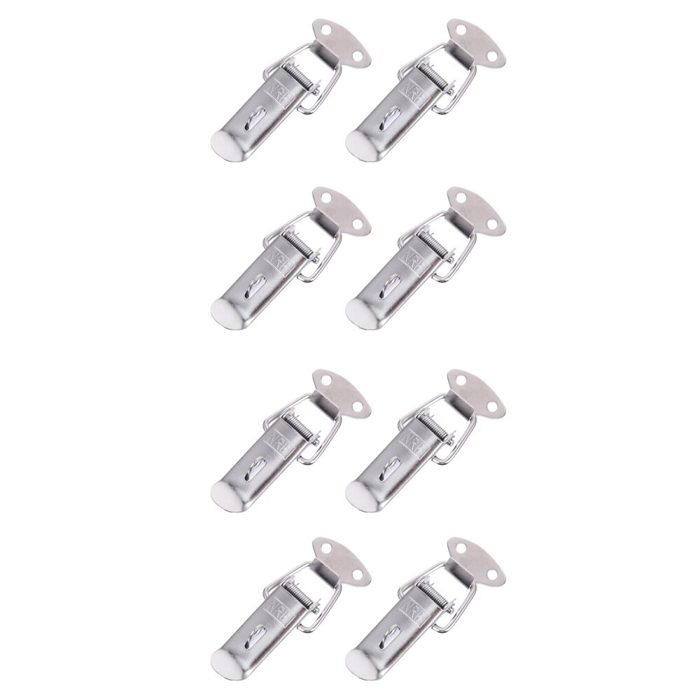 8pcs Spring Loaded Toggle Hasp Toggle Cabinet Box Lock for Box: Default Title