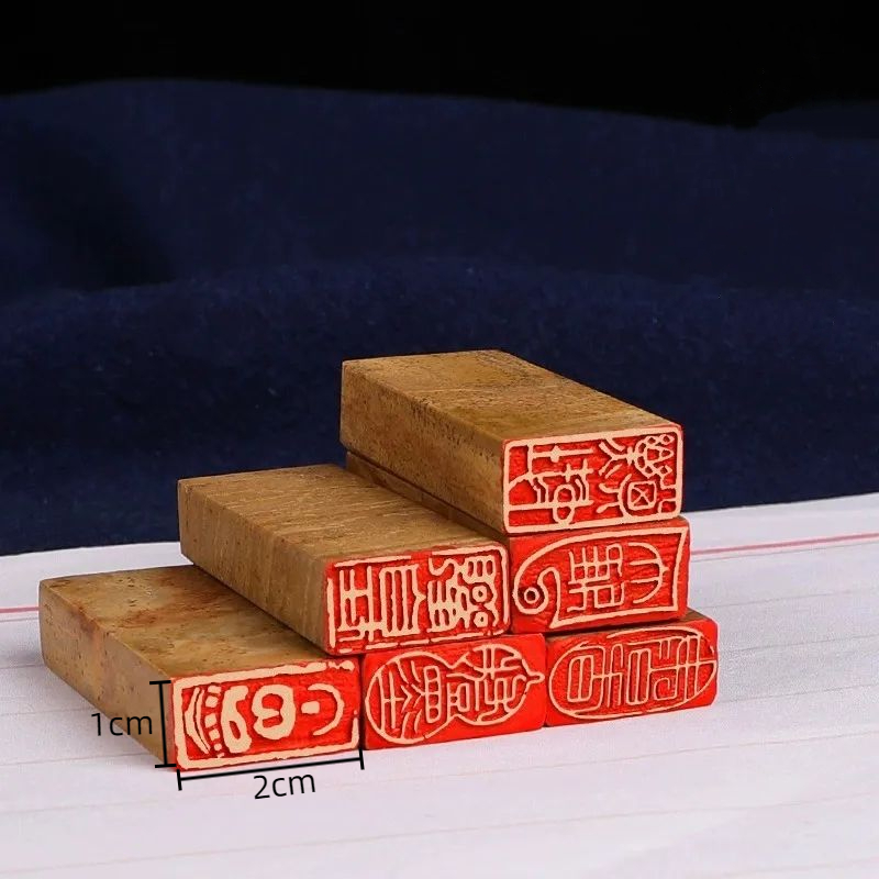 Afgewerkt Zegel Klein Formaat Draagbare Rechthoek Zegel Chinese Kalligrafie Schilderij Stempels Oude Stijl Natuursteen Afgewerkt Zegel