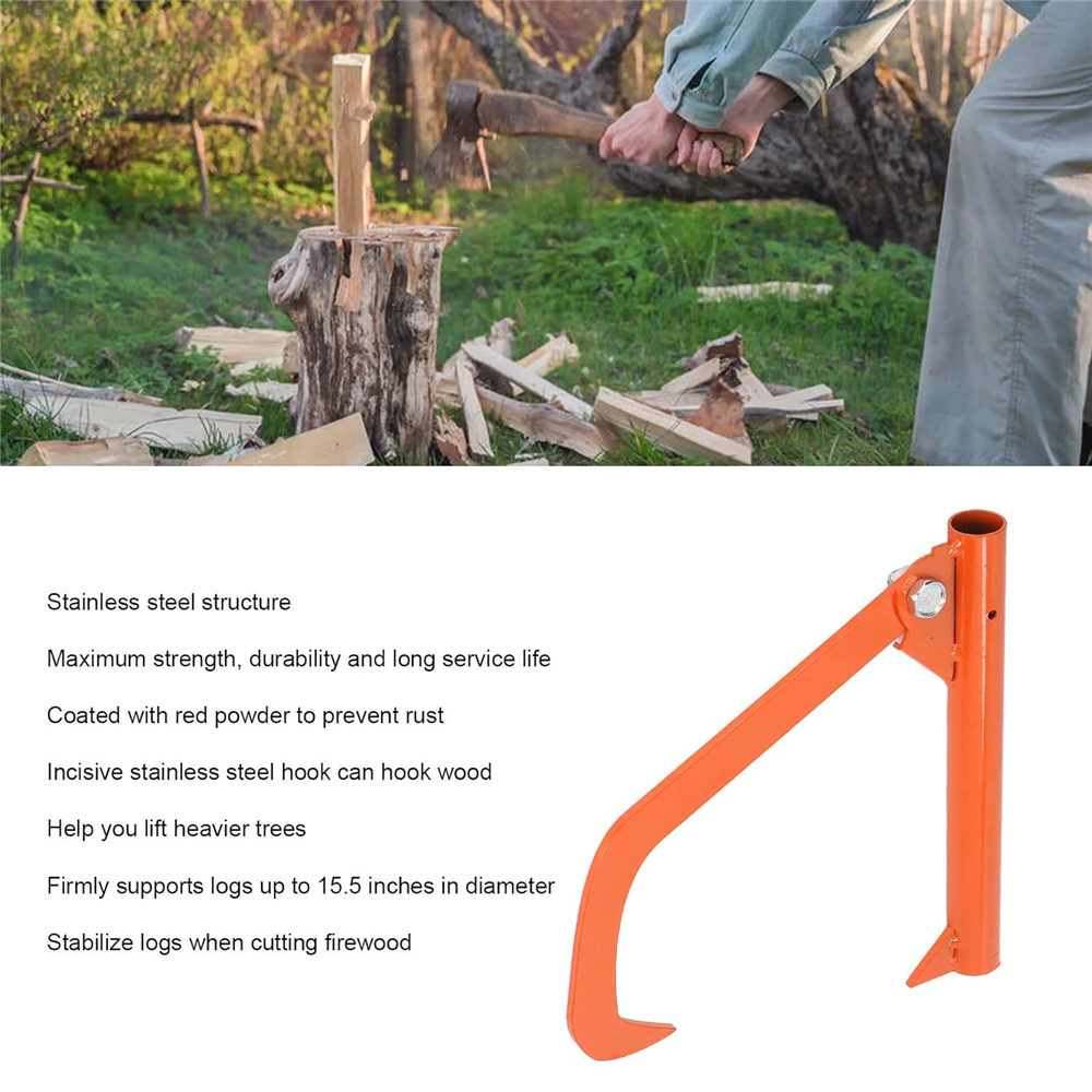 Roller Felling Lever Garden Backyard Lifter Log Peavy Rustproof Cant Hook Tools Home Backyard Lifter Rustproof Roller Tool