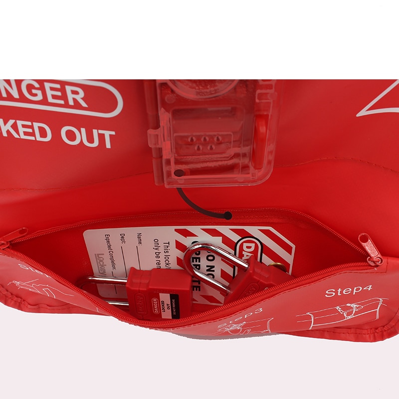 Adjustable Safety Ball Valve Lockout Locks Out from 3/8in (10mm) to 4in (102mm)