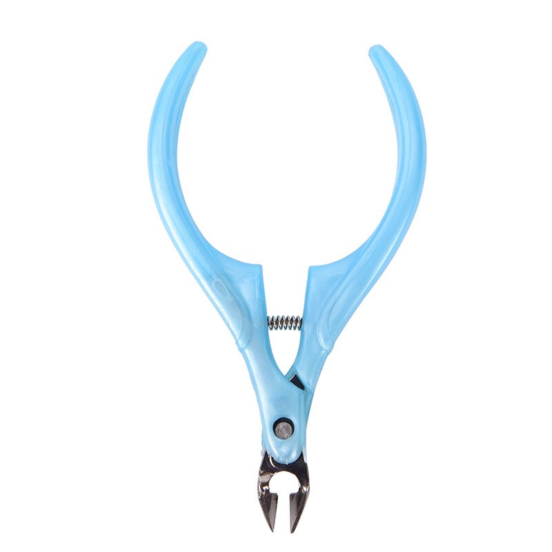 1pc Pink/Blue Cuticle Nail Clipper Scissors Nail C... – Vicedeal