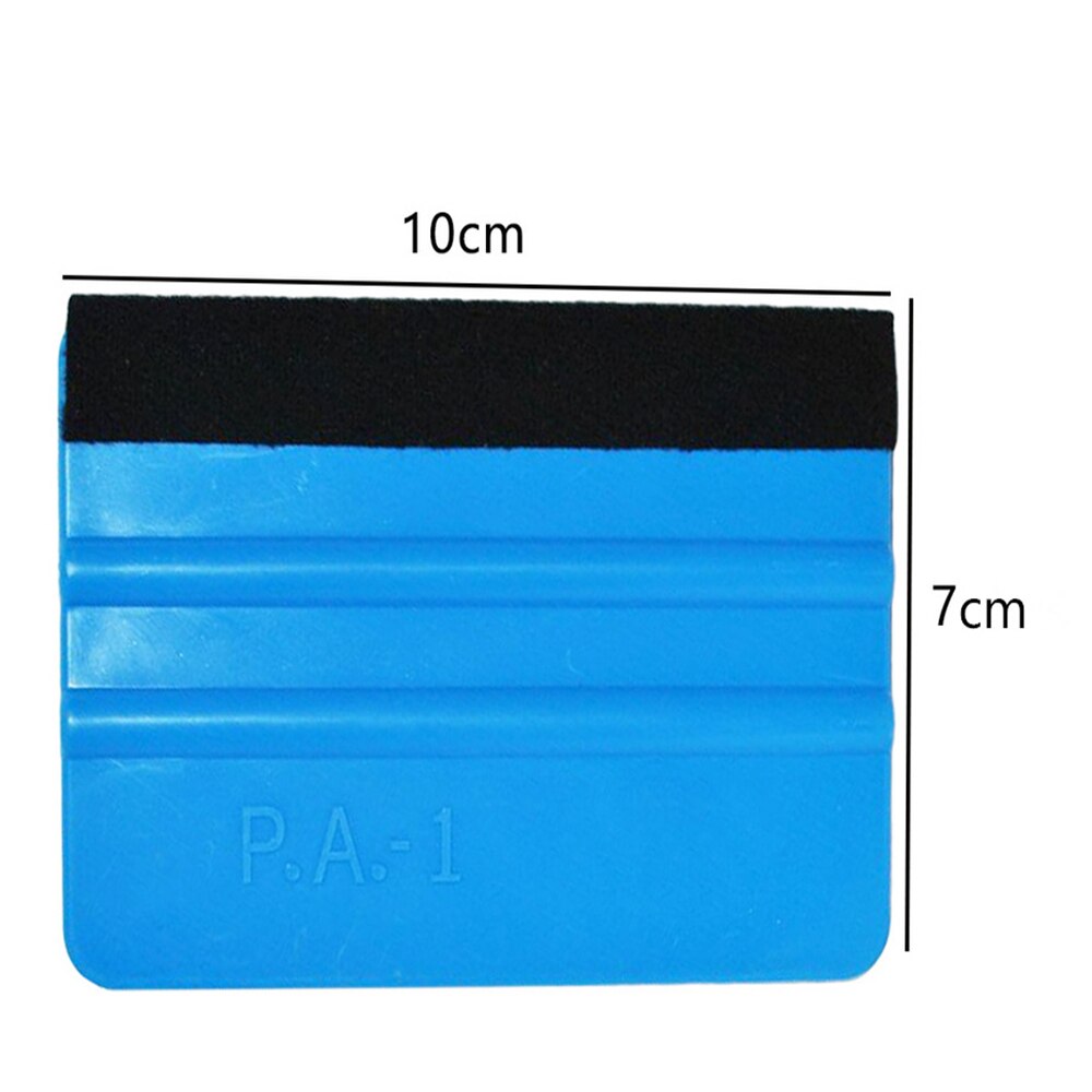 1Pcs Auto Gereedschap Schraper Wrapping Carbon Fiber Vinyl Film Blauw Rubberwisser Voor Auto Styling Auto Stickers Auto Accessoires