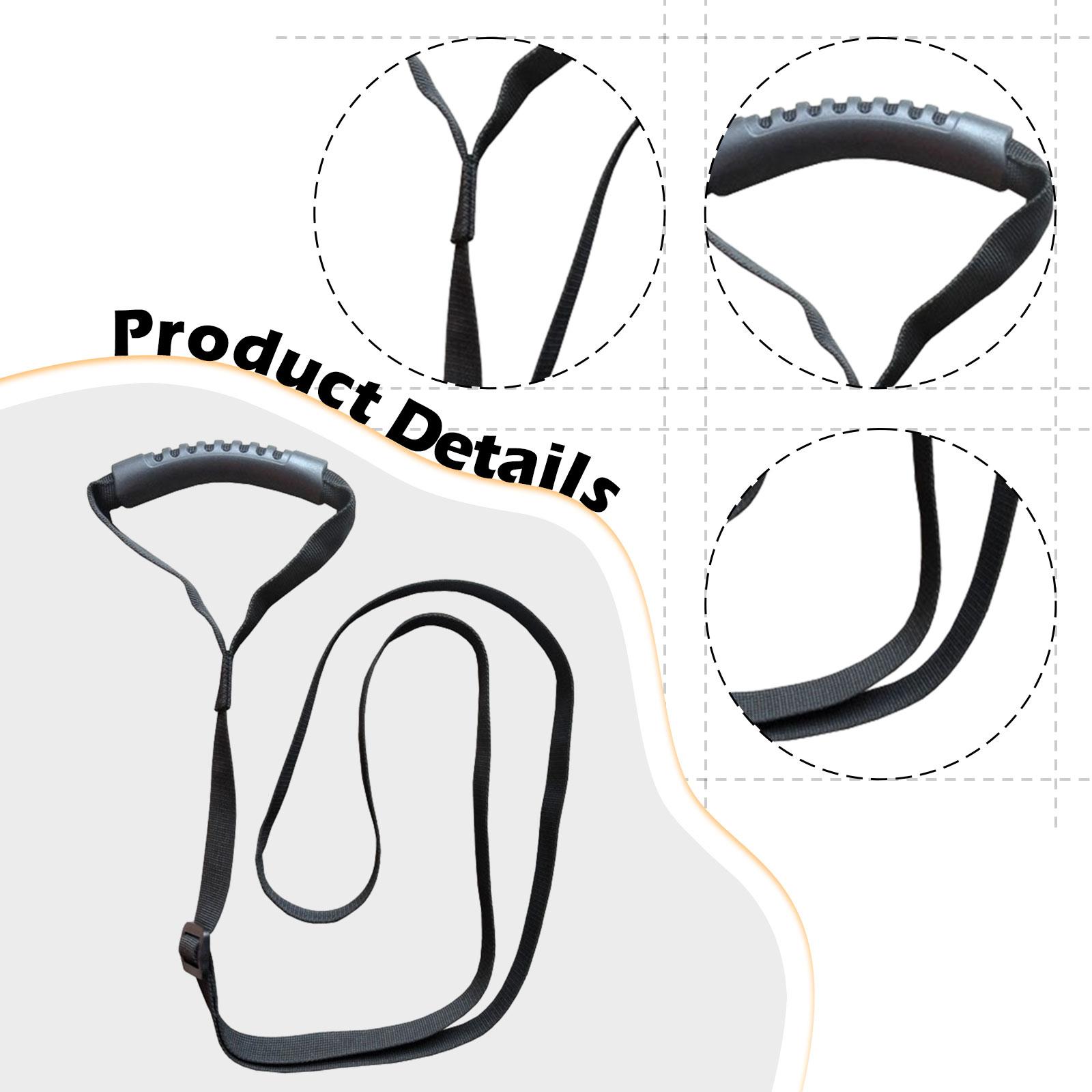 Kajak Stand-up Assist Strap Verstelbaar 35-59 inch Comfortabel Draagbaar voor Kajak, Kajak Slepen Koord, Kajak Kano Slepen Band