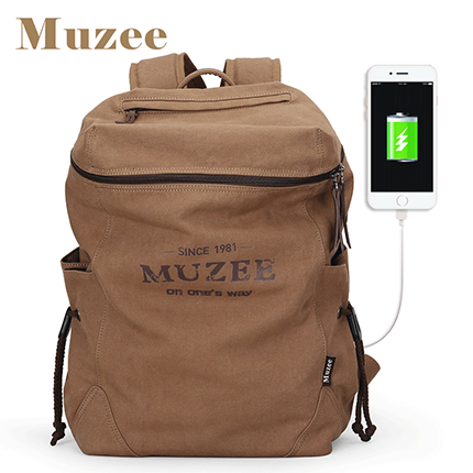 Muzee Mannen Rugzak Canvas Rugzak Zakken Student Boek Tas Grote Capaciteit Mode Rugzak Mannen Mochila Mannelijke: Default Title