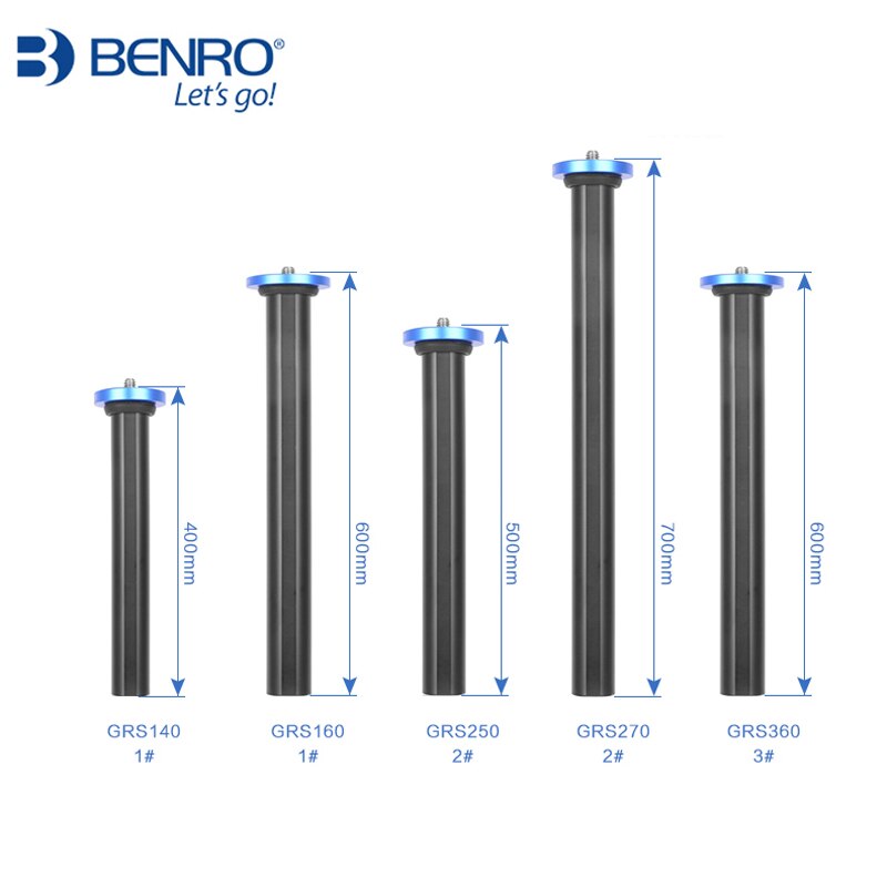 Benro GSR140 alliage de magnésium axe moyen pour trépied SystemGo