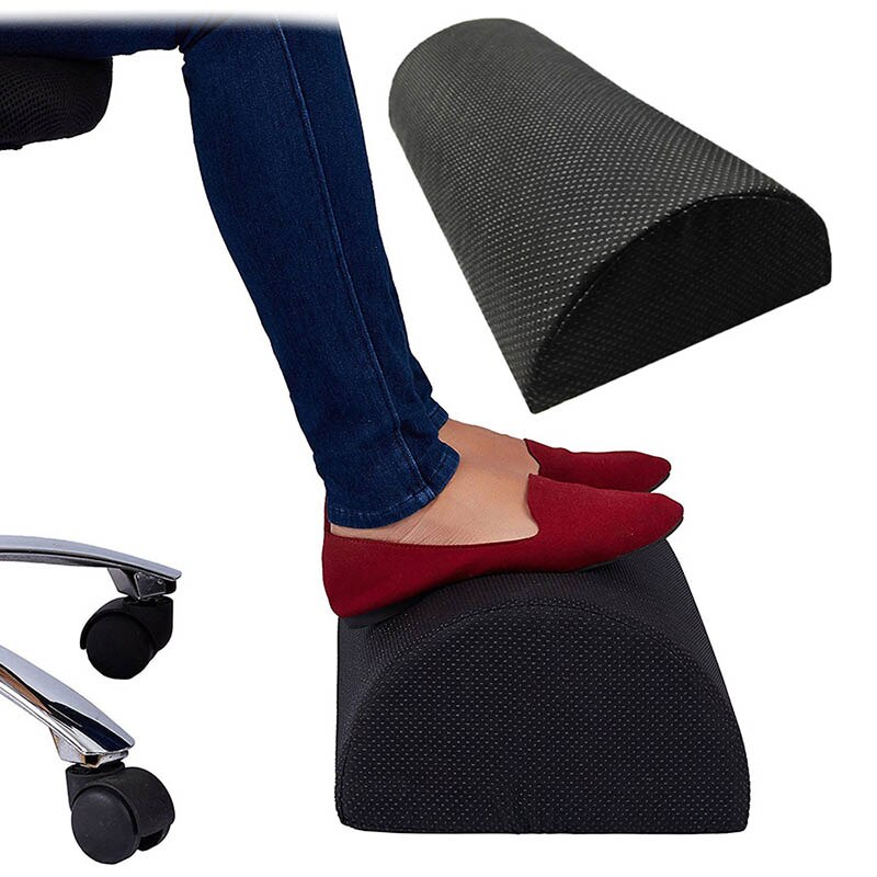 Memoryskum fodstøttepude skridsikker fodskammel under skrivebordet til hjemmet på kontoret  e2s