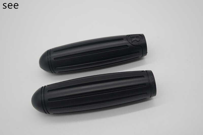 Original ogk grepp  ag 019k 020k 019 020 retro vintage cykelhandtag bekväma gamla modeller som fäller halkfritt gummi: Svart 019