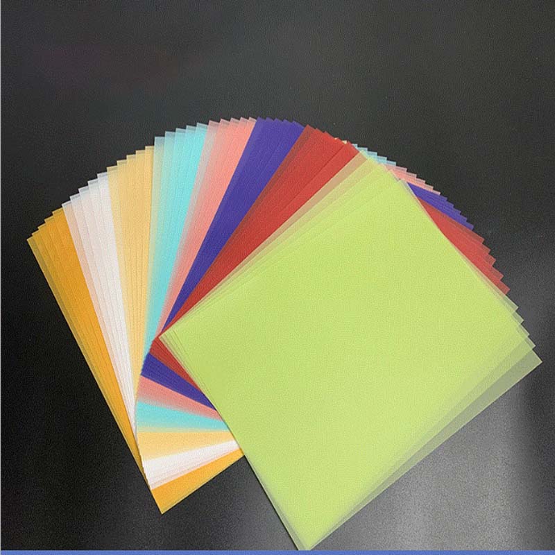 14.8X21Cm 40 Vellen 10-Kleur Art-Maken Transfer Papier Tracing Papier Kleur Kopiëren Transparante Zwavelzuur zuur Papier