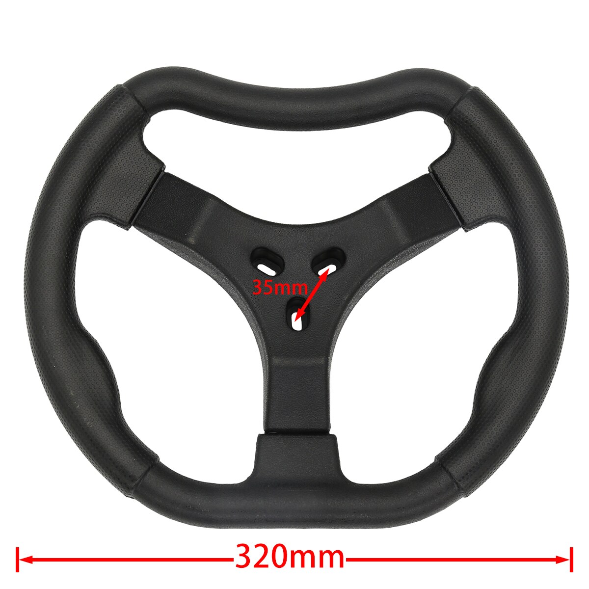 Système de direction de karting 320mm, volant de compétition pour Voiture, accessoires de moto UTV et Go kart 150cc