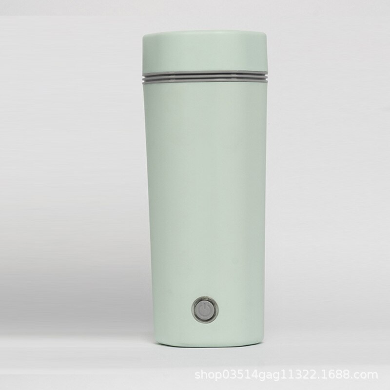 12V/24V/110-220V Tragbare Hause Auto Lkw Reise Wasserkocher Mini Thermos Clever Teekanne Heizung Tasse Milch Kessel Heizung: Grün / 24V