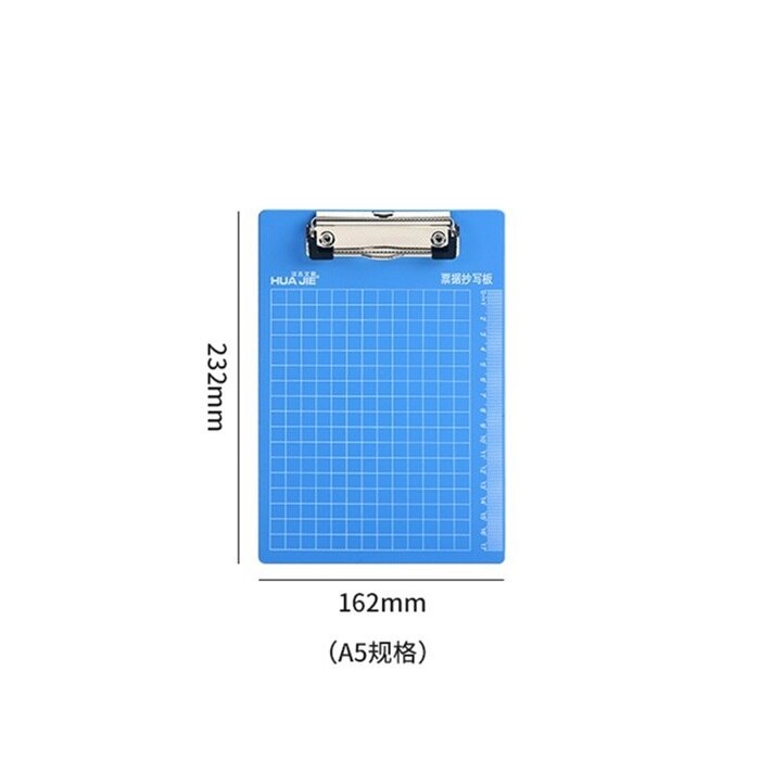 A4 Size Plastic Mat Board Bill Clip Writing Splint Hanging Folder Student Painting Pad School Office Supply Business Stationery: A5 Size