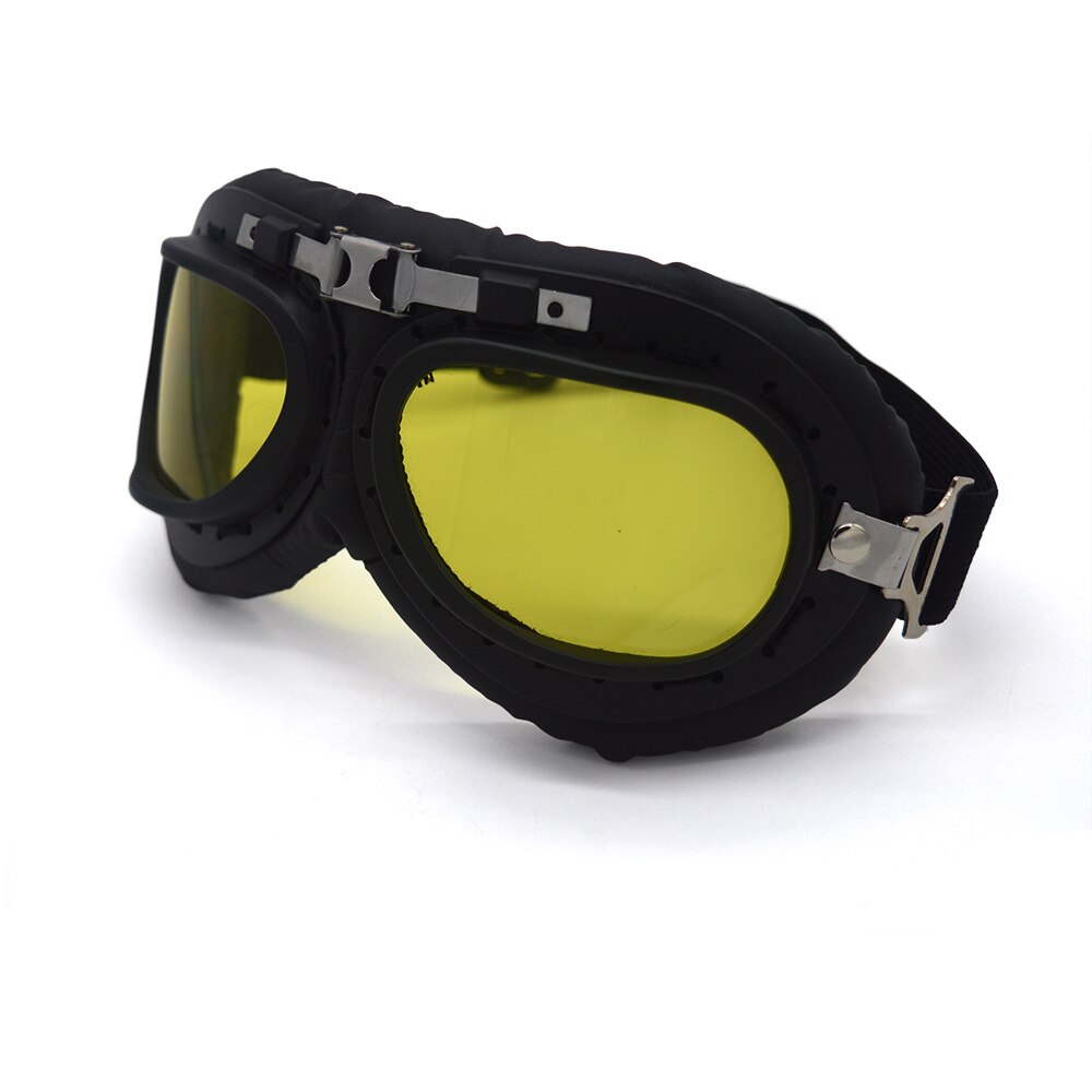 Lunettes de moto Vintage universelles pour pilote, pour Scooter, casque, pour Harley