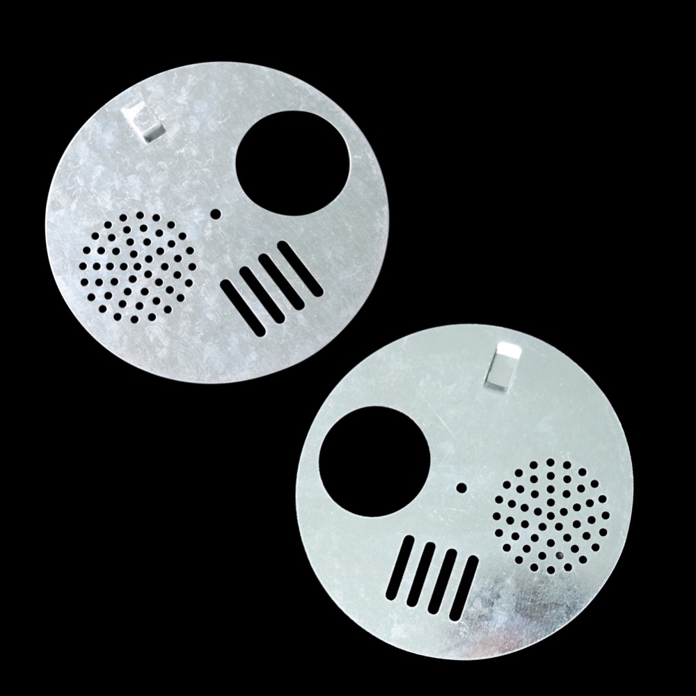 20pcs Galvanized Metal Rotation Whirling Bee Hive Door Beekeeping Beekeeper Box Entrance Disc Bee Nest Gate Beekeeping Accessory