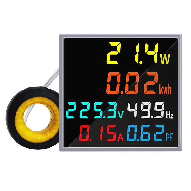 Elektriciteit Wattmeter Ac 220V 50V ~ 300V 100A Digitale Ampermeter Power Energie Voltmeter Voltage Watt Kwh Verbruik meter Tester