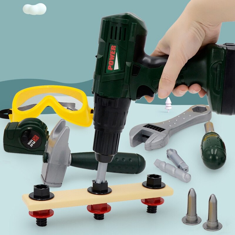 Kinderen Simulatie Reparatie Tool Plastic Pretend Play Speelgoed Vroeg Leren Onderwijs Speelgoed Creatief Speelgoed Voor Jongens