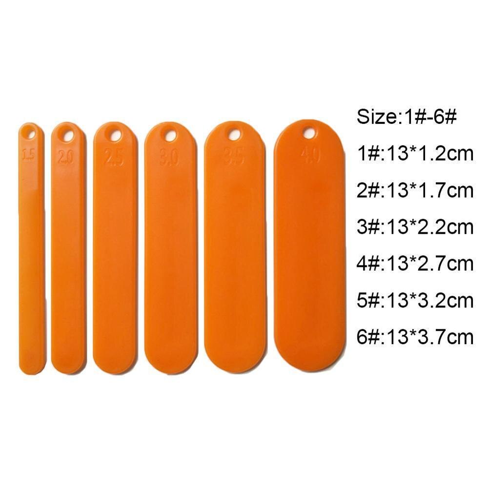 6pcs Plastic Net Shuttle Fishing Netting Shuttle Tackle Plastic Net Making Repair Tools Needle Repair Net Line Mending Weaving