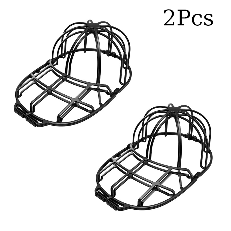 Hoedenwasmachine, huishoudelijke producten, wasaccessoires, anti-vervorming hoedenbeschermingsframe, stevig frame: Blauw