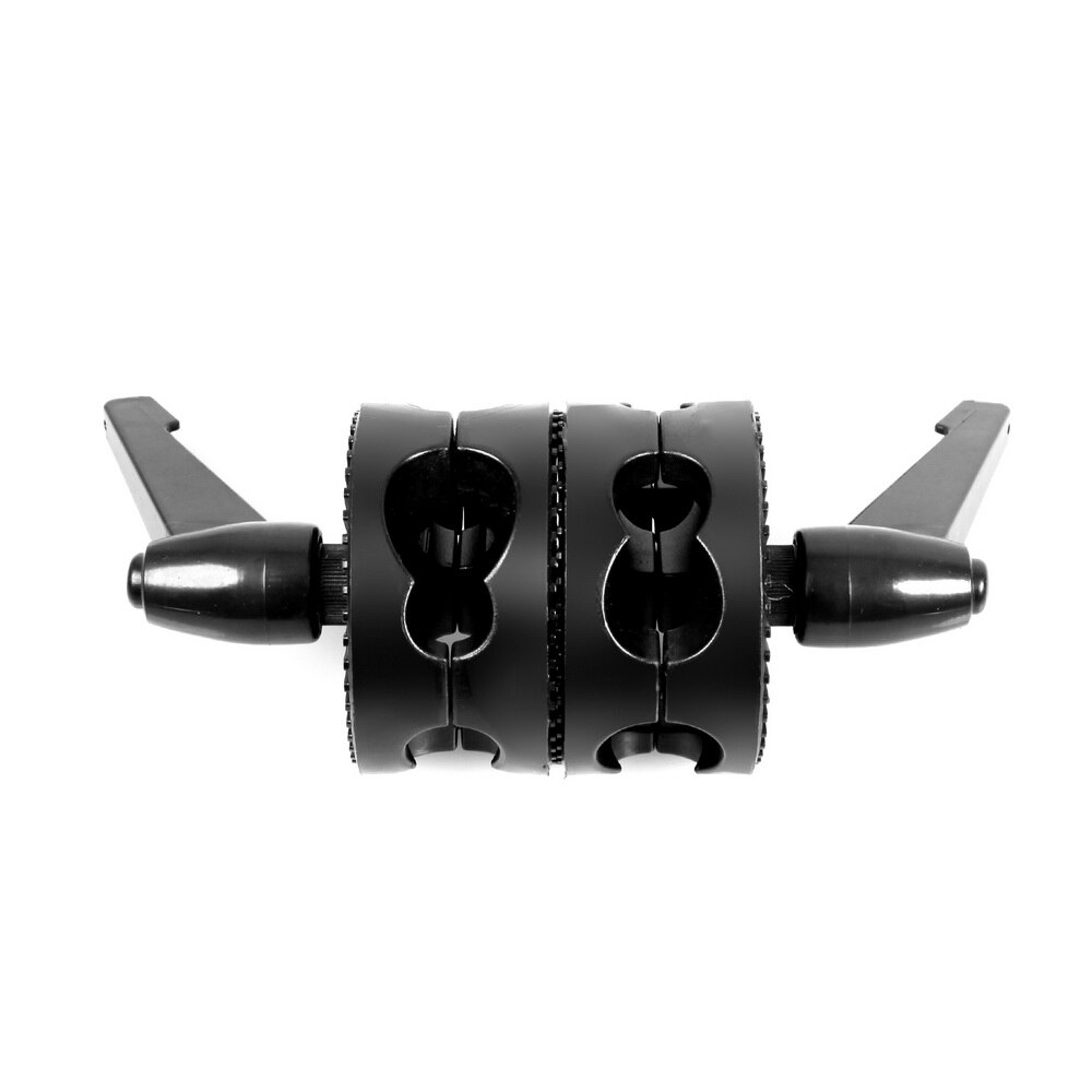 Dual Grip Head Clamp for Universal Heavy Duty Swivel Dual Head Grip Holder Bracket for Photo Studio Boom Reflector Arm Support
