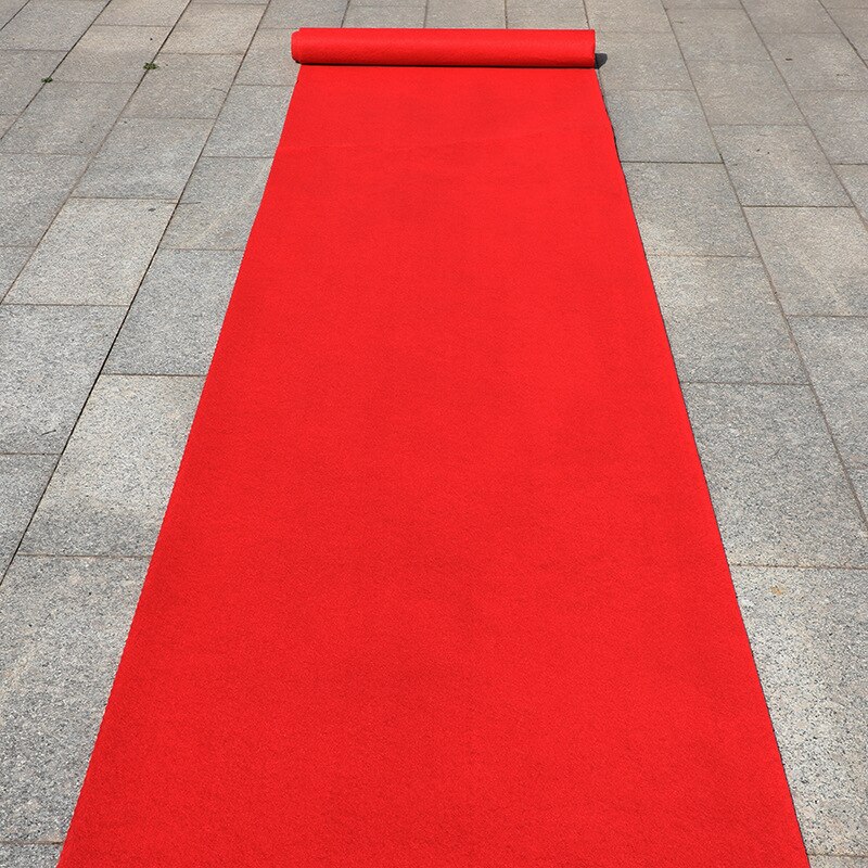 Couverture de marche de 3M 5M 8M, tapis rouge de voyage, tapis d&#39;exposition de mariage, d&#39;allée, de couloir, d&#39;escalier intérieur et extérieur, épaisseur Mesa de 1.0mm