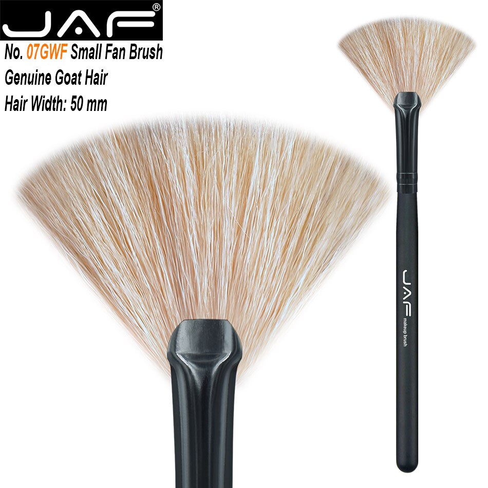 JAF Synthetic Large Fan Brush Pincel Maquiagem Agent Big Fan Brush Maquiagem Professionalfree 16SSYF: 07GWF-B