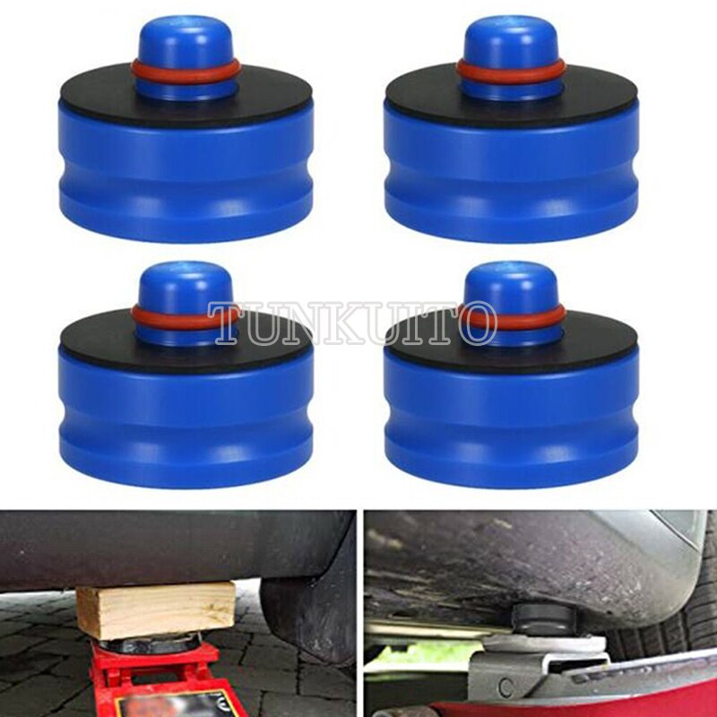 4 Stuks Voor Tesla Model 3 Jack Lift Punt Kussen Adapter Jack Kussen Tool Chassis Jack En Lifting Apparatuur Auto styling Toegang: Blue