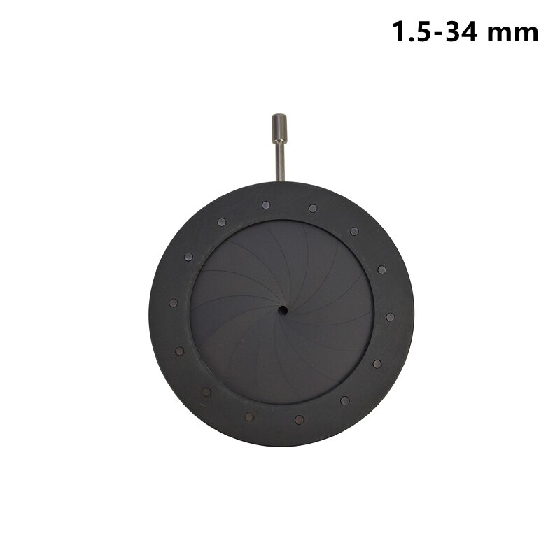 Metalen Zoom Optische Iris Diafragma Diafragma Condensator Digitale Camera Microscoop Adapter Microscoop Accessoires Voor Camera Lens: ID006