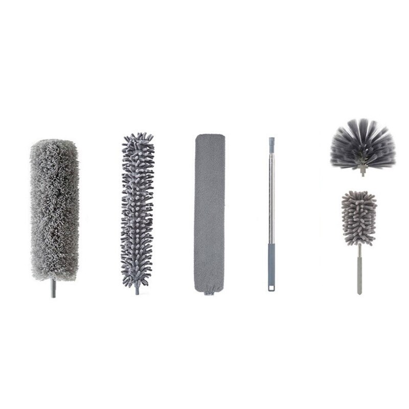 Cleaning Brush Duster Set Various Replacement Dust Brush Head Ceiling Fan Duster: L
