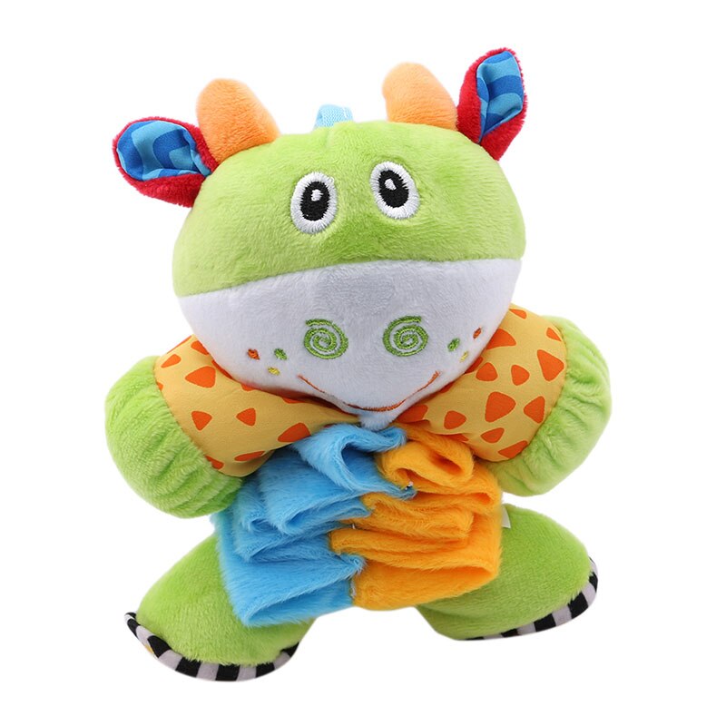 Degin dieren melodie puur muzikaal touw trekkoord baby rammelaar zacht pluche ringbel pop babybedje ledikant hangend speelgoed