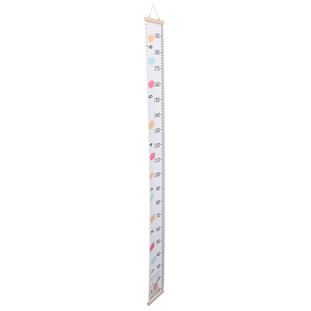 Train Pattern Kids Growth Chart Children Height Measurement Ruler Cute Hanging Wall Decal for Kids Children (Assorted Color)