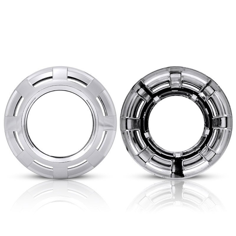 3.0 2.5 Inch Projector Lens Mask Headlight Projector Lenses Shroud For Koito Q5 Hella 3R G5 Bi-Xenon Headlights Lens Masks Refit