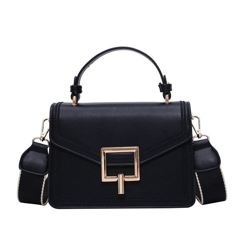 Sac à main en cuir PU pour femme, fourre-tout rétro bonne , sac à main de styliste à serrure pour voyage, sacoche Messenger,