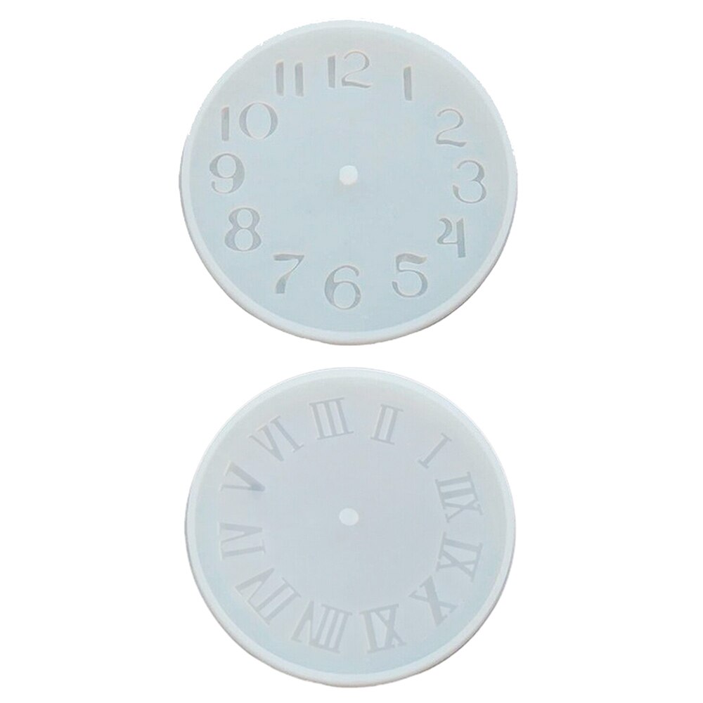 Cement Beton Siliconen Mal Diy Ambachtelijke Klok Maken Klei Gips Klei Cement Klok Mould Tool Voor Thuis Leveringen