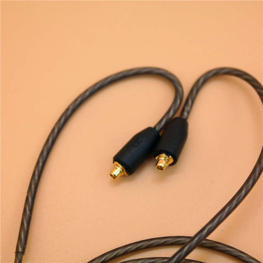 Upgrade-kabel aus versilbertem mmcx-kabel für  se215 shure-ohrhörer ( se535 se846 stereo-bass-hifi-kopfhörer) – ersatzkabel
