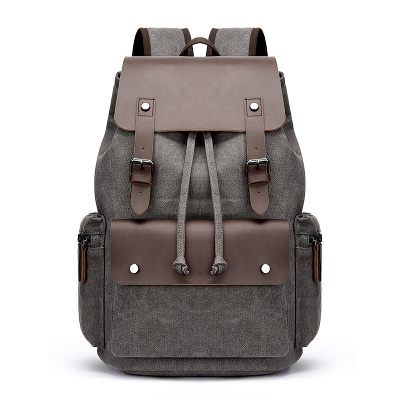 herenrugzak Vintage canvas rugzak Schooltas Heren reistassen Grote capaciteit rugzak Laptop rugzak tas