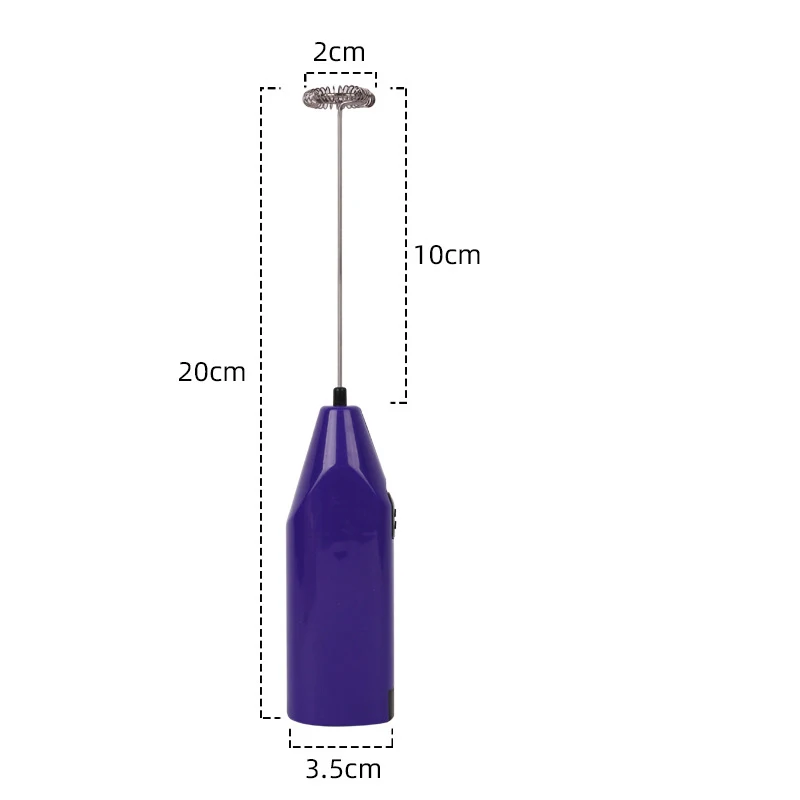 Elektryczny trzepaczka do jajek Spieniacz do mleka do kawy Kuchnia domowa Mini blender do kawy ze stali nierdzewnej i herbaty
