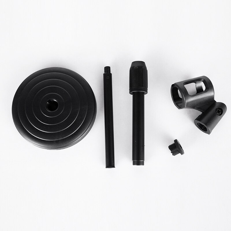 AMS-Desktop Microphone Stand Adjustable Height Disc Microphone Stand Portable