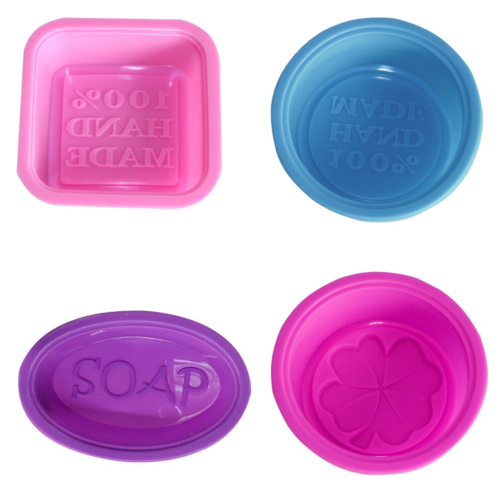 1/2/5pcs Multifunctional Soap Molds For Soap Making Silicone Soap Mold Circle Cupcake Baking Pan Molds Making Supplies