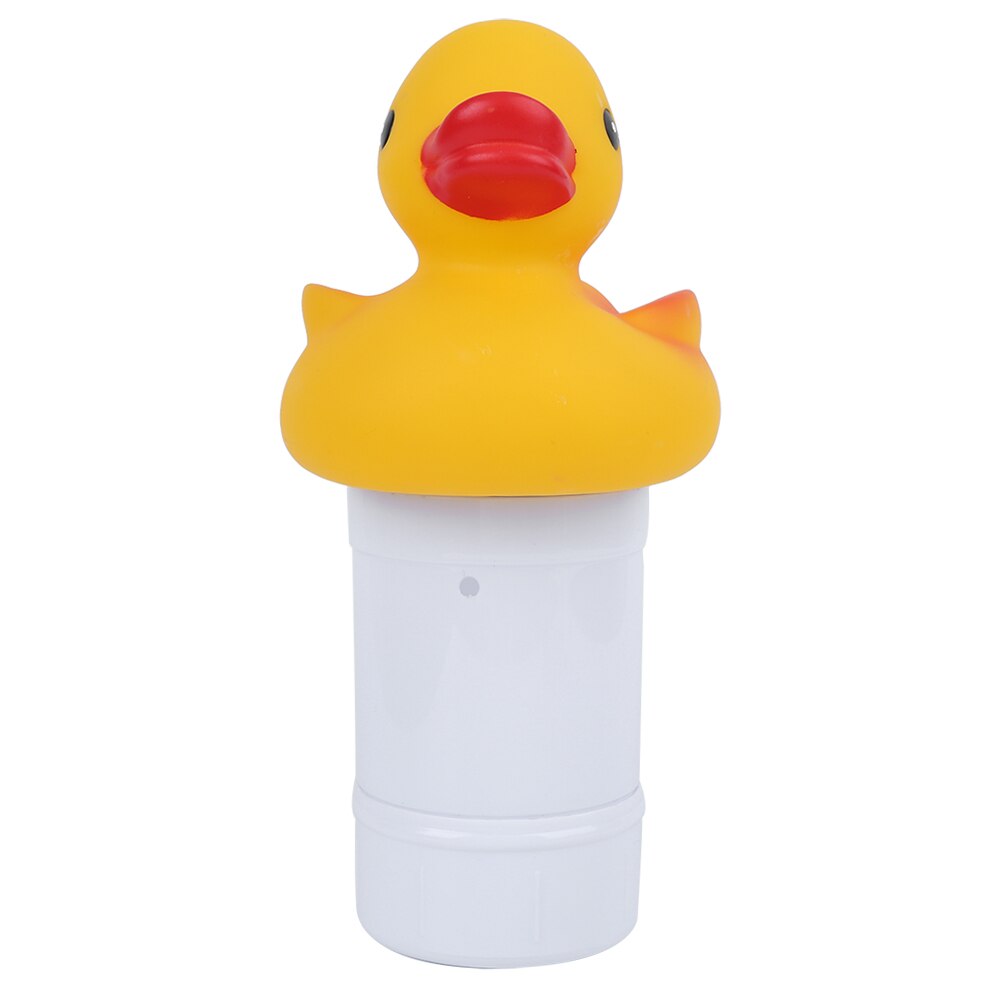 Pool tillbehör pool söt anka-form flytande kemisk klor dispenser för 0.5-1in tablett flytande