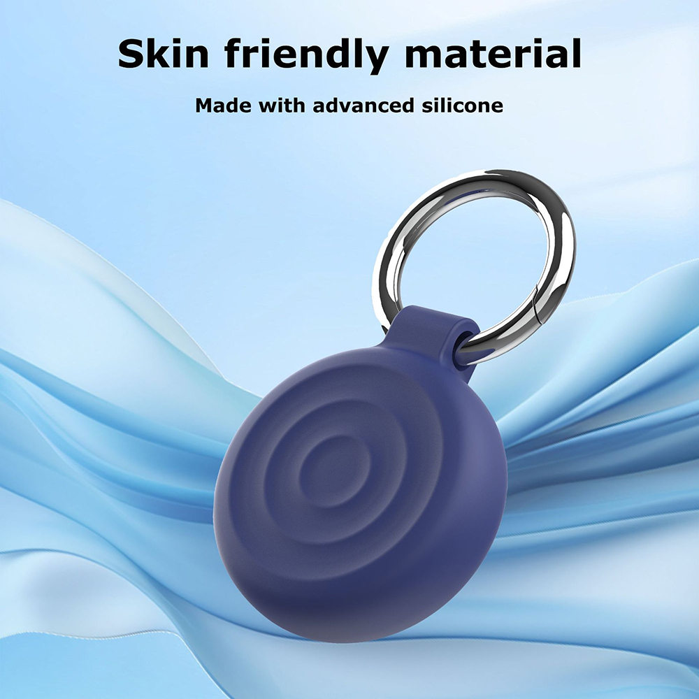 Silicone Keychain for Apple Airtags Case Protective Cover 360° Waterproof Airtag Holder Item Find Tracker Accessories