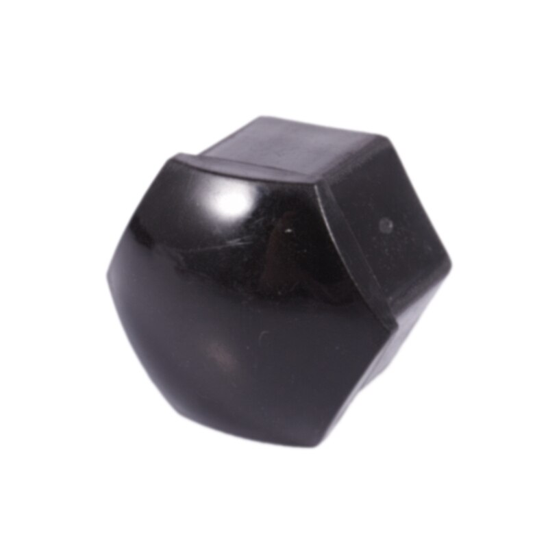 20 stuks 17mm auto plastic doppen bouten afdekkingen moeren lichtmetalen velgen voor skoda, mercedes, bmw kleur: zwart