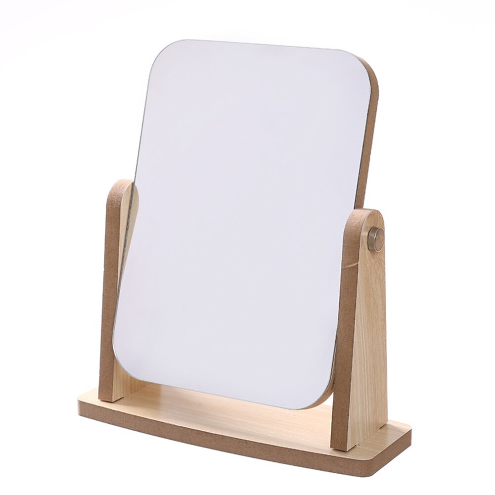 Wood stand Table Makeup Mirror Cosmetic Desktop Makeup MirrorS Beauty Dressing MirrorS Student Dormitory Book Mirror