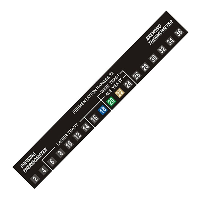 Termómetro autoadhesivo para elaboración casera, lector de Sensor de temperatura, Fermometer, cerveza, vino, 5/10 Uds.