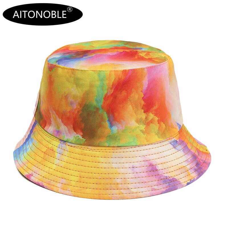 Aitonoble-Sombrero de cubo para niña, sombrero de sol de playa para deportes al aire libre, gorros de playa de viaje, gorras de pescador, gorro de Hip Hop, novedad de