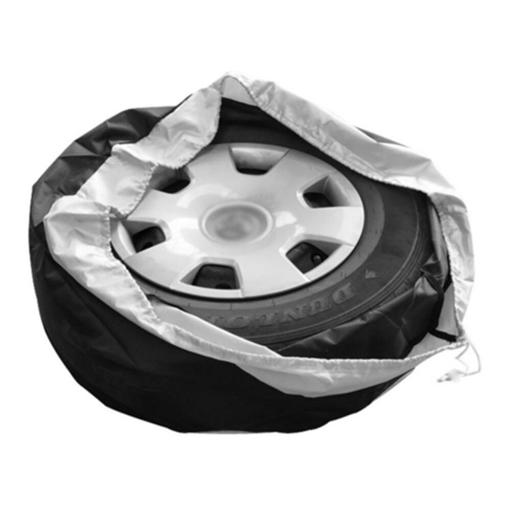1 stk. dækdæksel til bil reservedel dækdæksel opbevaringstasker med tote polyester dæk til biler hjulbeskyttelse dækker 4 sæsoner