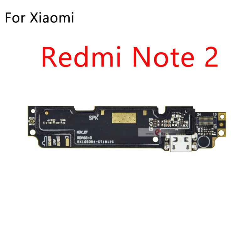 USB Charging Port Board Flex Cable Connector with microphone For Xiaomi Redmi Note 2 3 4 5 Plus Pro 5A 6 Pro 4x 4A 6A: For Redmi Note 2