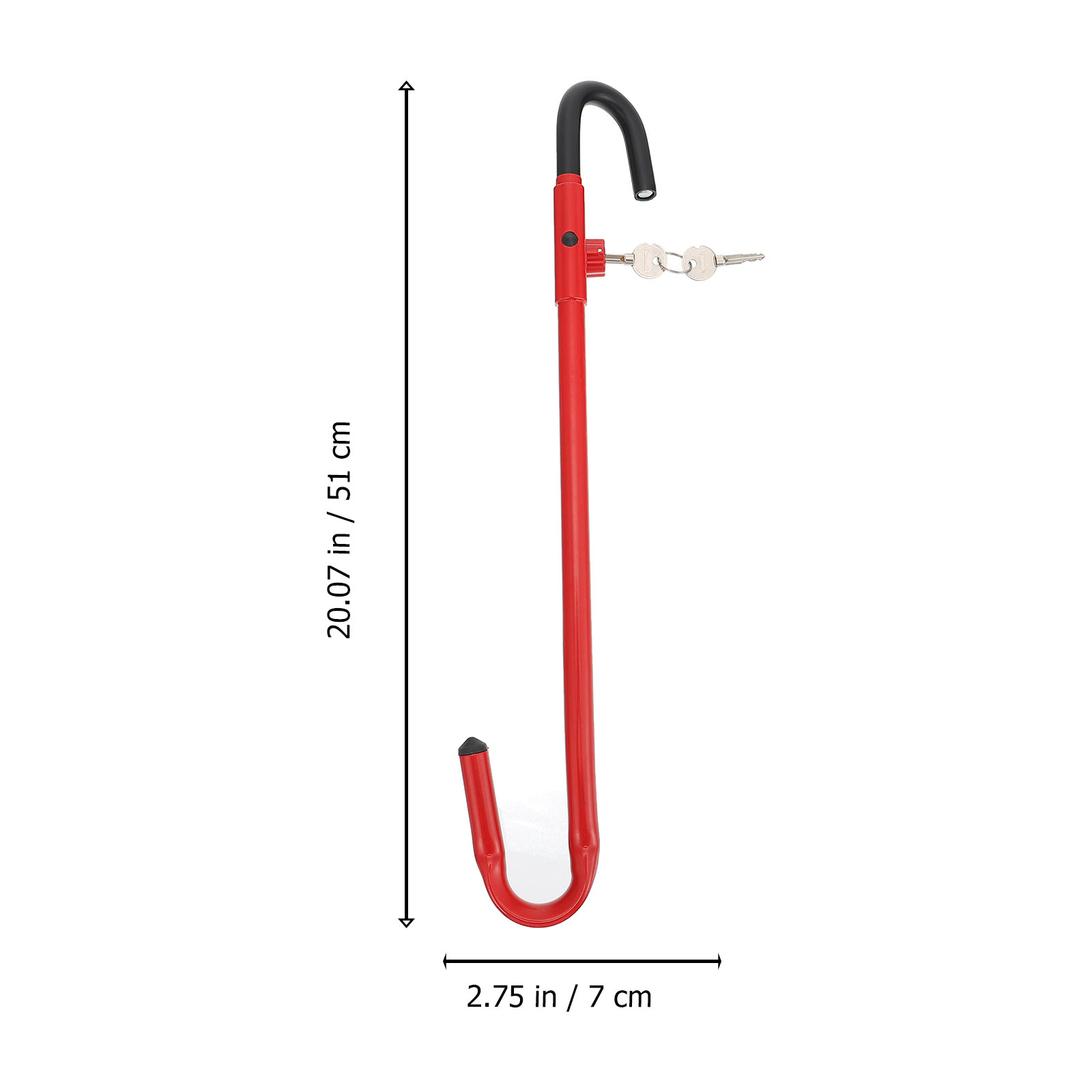 1pc Auto Steering Wheel Lock Retractable Anti-Theft Lock Car Accessories