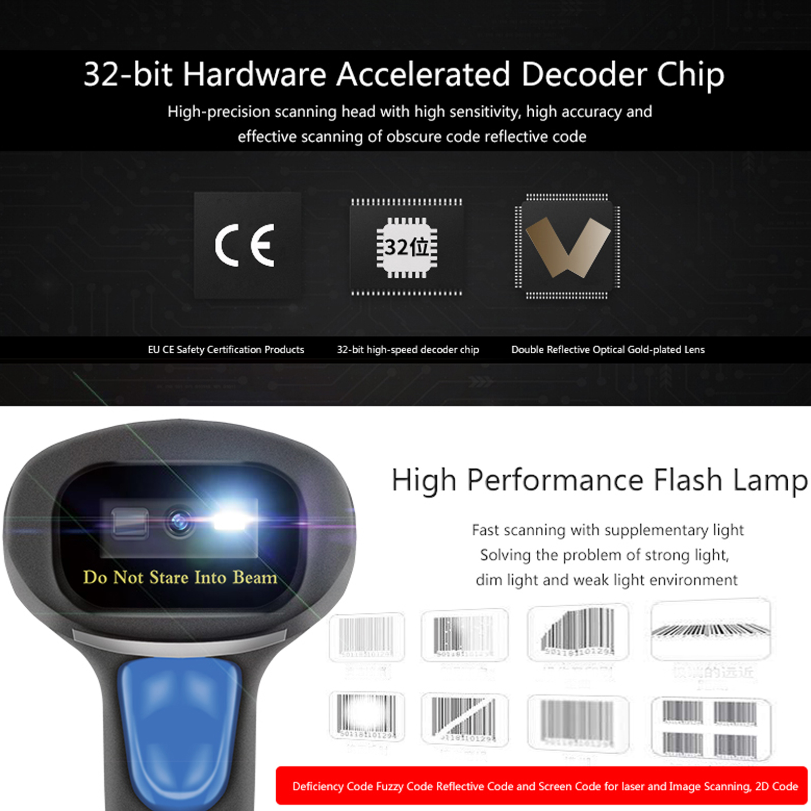 L8BL Bluetooth 1D 2D Barcode Scanner En L8 Qr PDF417 2.4G Draadloze Bedrade Handheld Barcode Reader Usb Ondersteuning Mobiele telefoon Ipad